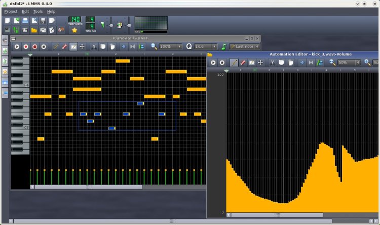 LMMS - программный синтезатор для Linux