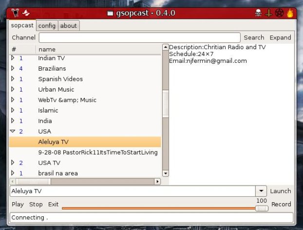 SOPCast - p2pTV