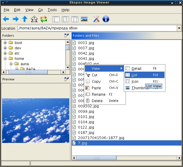 Ekspos Image Viewer - просмотр и управление приложениями Ekspos Image Viewer - просмотр и управление приложениями