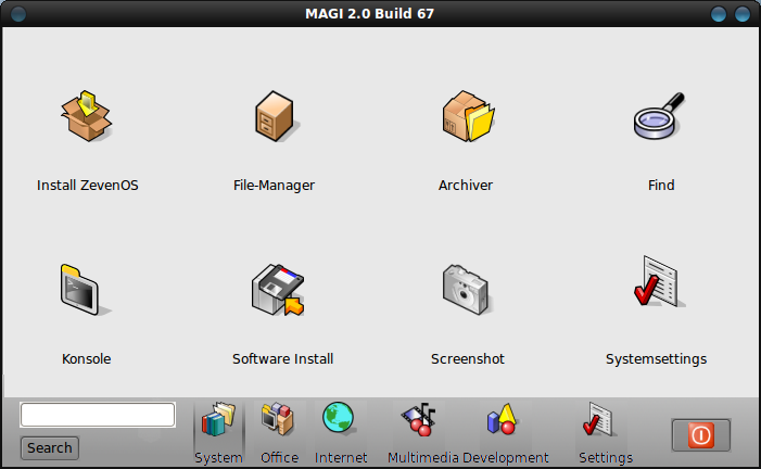 MAGI 2 - панель управления для ubuntu в стиле BeOS