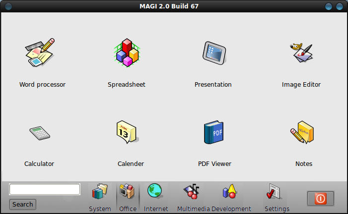 MAGI 2 - панель управления для ubuntu в стиле BeOS