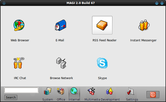 MAGI 2 - панель управления для ubuntu в стиле BeOS
