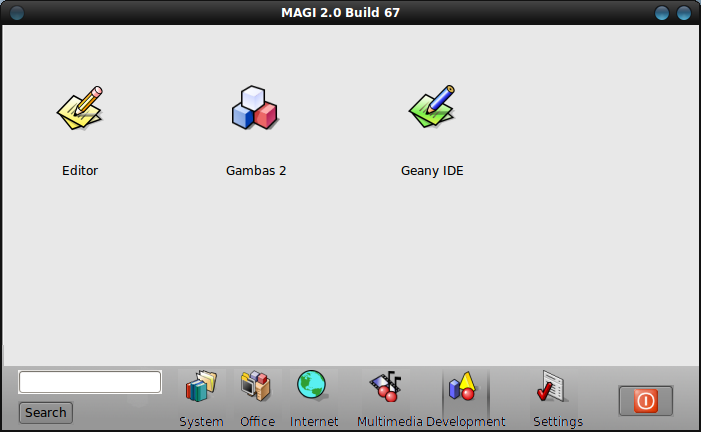 MAGI 2 - панель управления для ubuntu в стиле BeOS