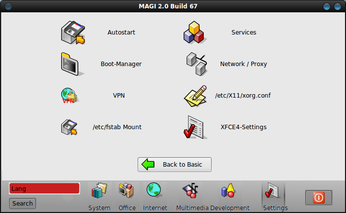 MAGI 2 - панель управления для ubuntu в стиле BeOS