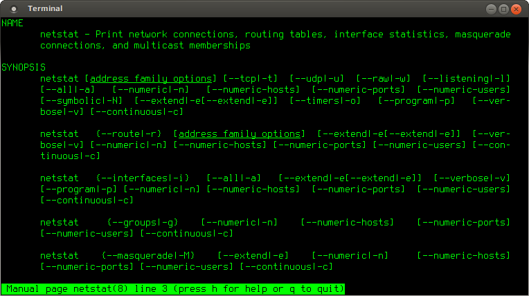 netstat ss lsof netcat 002