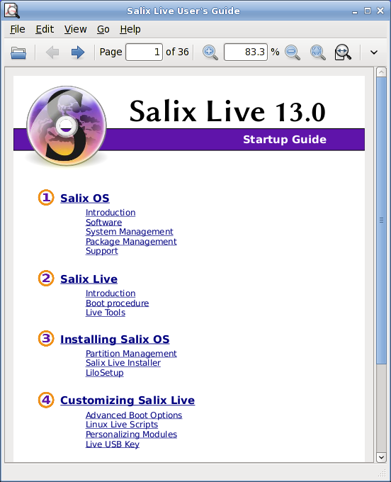 Salix LiveCD