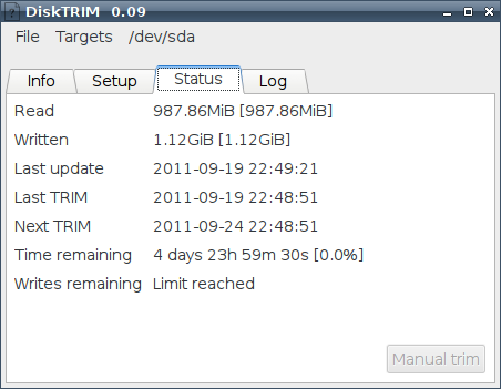 DiskTRIM - настройка и работа с ssd жесткий диск