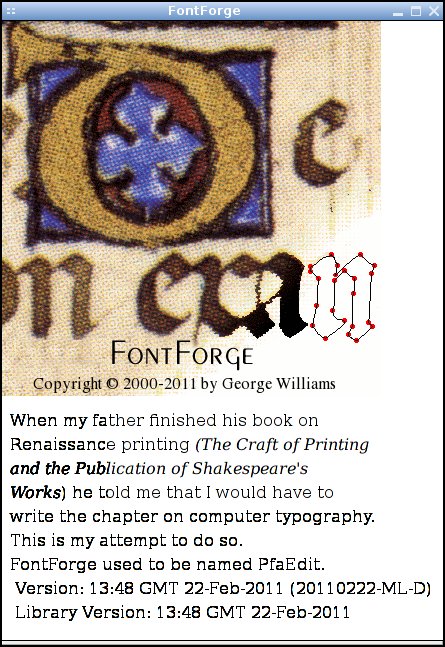 fontforge 010