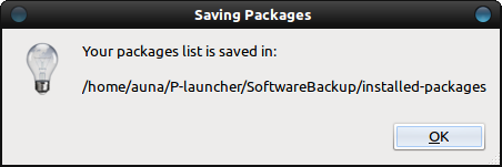 P-Launcher - менеджер пакетов
