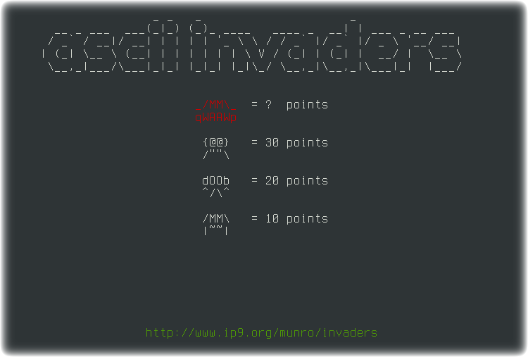 ascii invaders 002