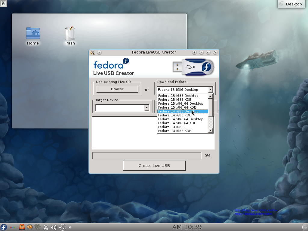 fedora usb2