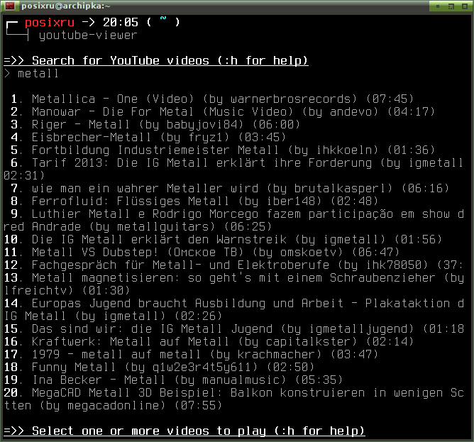 gtk youtube viewer 015