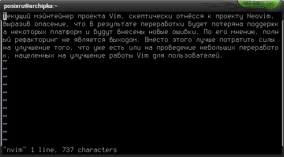 neovim 007