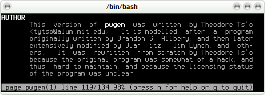 pwgen 008