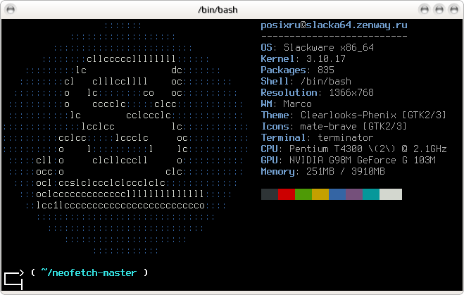 neofetch 004