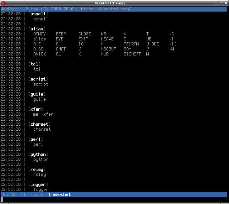 weechat 004