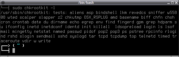 chkrootkit 003