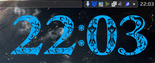 digital clock 014