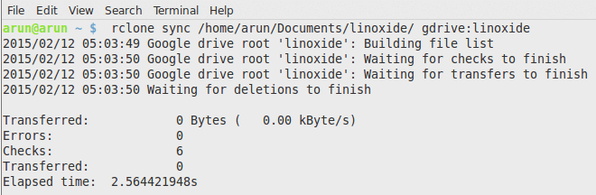 rclone 012