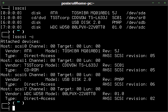lsscsi 005