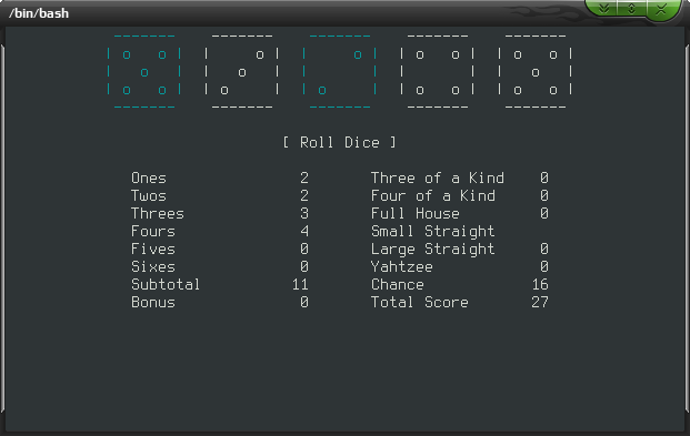 yahtzee 007