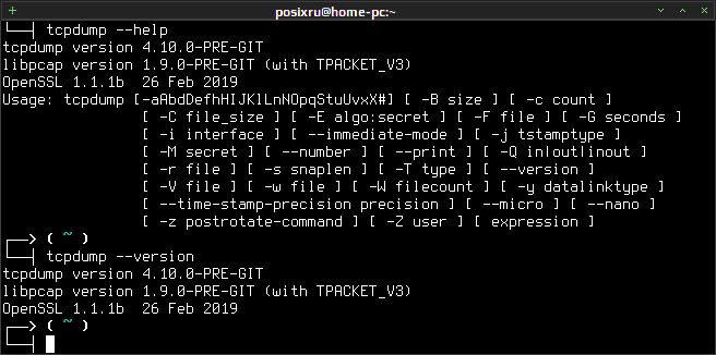 tcpdump 011