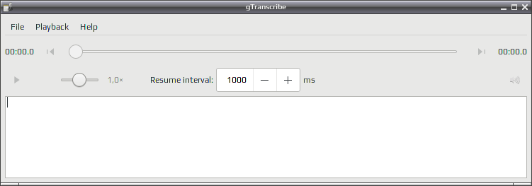 gtranscribe 002
