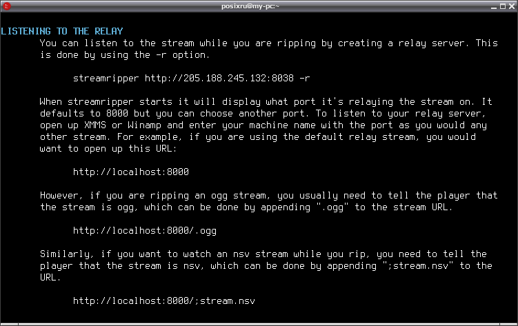 streamripper 003